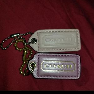 LEATHER COACH HANGTAG LOT